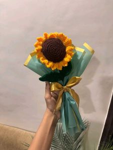 Crochet Sunflower Bouquet