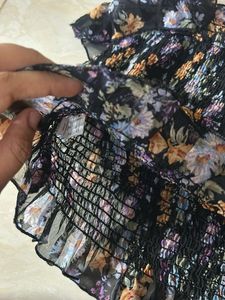 Floral Smock Top