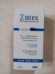 Z Block Zinc Sunscreen SPF 50+