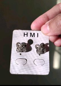 Set of 6 - Elegant Stone Stud And Pearl Earrings