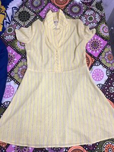 Yellow Shirt Dress