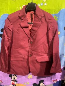 Burgundy Blazer