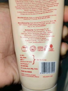 Caffeine Coffee Face Scrub