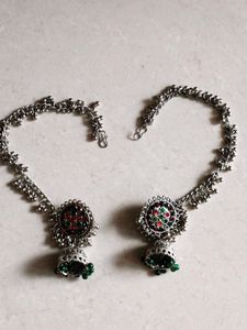 silver ear cuff earring