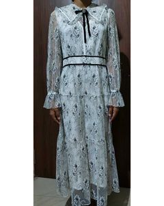 Floral Lace Maxi Dress
