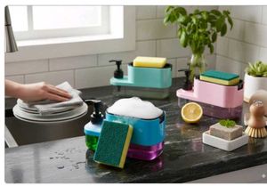 Soap Dispenser with Sponge Holder