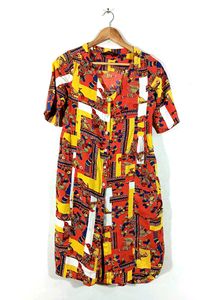 Multicolored Yellow Kurta (Women)
