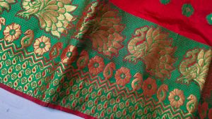 Red Colour Banarasi Silk Saree