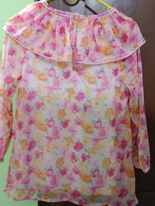 Floral Chiffon Blouse