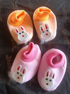 Combo Of Baby Booties &amp; Dress