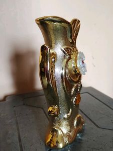Beautiful Golden 💛 Colour Flower Vase 😍