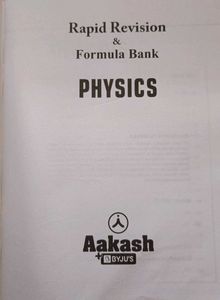 Aakash Physics Rapid Revision Book