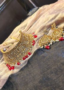 Golden Bridal Jewellery Set For Women