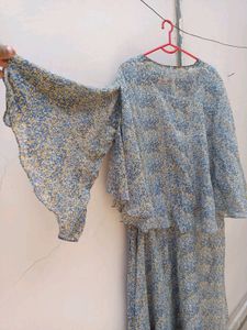 Customised Dress With Cape