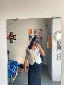 Vintage-Inspired Button-Down Vest