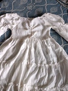White Tiered Dress