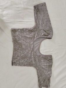 Copper lycra blouse