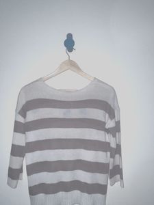 Striped Knit Sweater