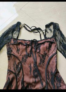 Savana Sheer A Line Dress