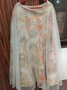 Floral Print Lehnga And Choli