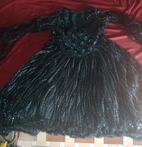 Elegant Sequin Embellished Evening Gown