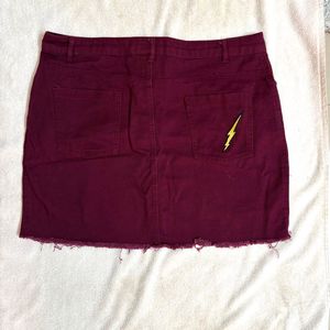 gryffindor denim skirt  official Harry Potter