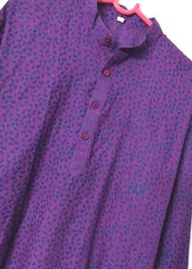 Printed Purple Kurta💜⚡