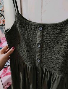 Olive Green Sundress