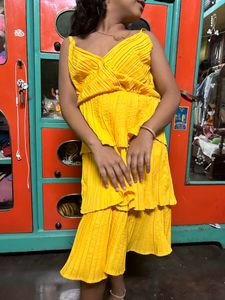 Yellow Short Dress