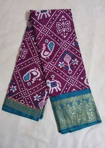 Elegant Purple Saree