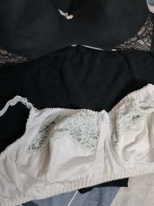 Combo Of Four Imported Fabric Bra M Panty