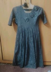 Grey Gown For Girls
