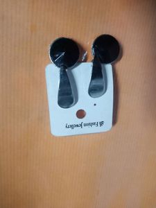 Black &amp; Silver Earing