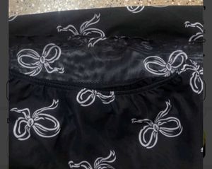 Savana Black Bow Print Skirt❤