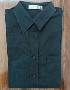 Charcoal Black Women Casual Shirt