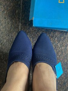 Blue DAVILLAM Ballerinas