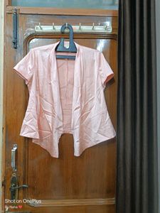 🇳🇿💫♥️ Pink Peplum Jacket Satin