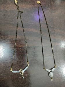 Beautiful AD Mangalsutra Combo Of 2