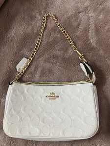 Coach White Shoulder Bag