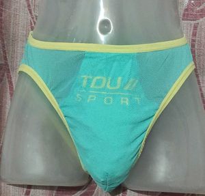 TDU Sport Briefs - Aqua & Yellow