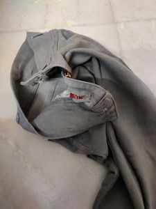 High Waist Gray Denim Women