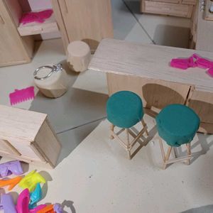 Handmade Wooden Dollhouse Furniture