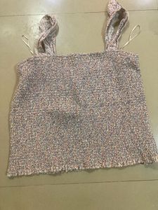 Floral Smocked Top Xxl