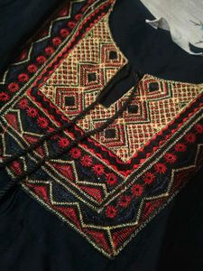 Black Empire Shape Tunics Top
