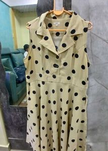 GAP Polka Dot Dress Sleeveless With Pocket