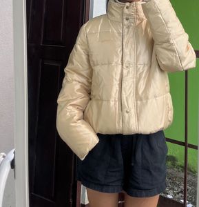Beige Puffer Jacket