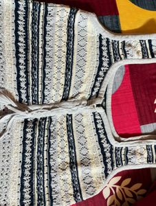 Crochet Knit Lace-Up Tank Top