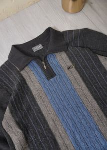 Striped Knit Sweater