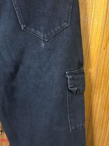 Black Cargo Jeans