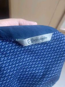 Blue Long Sleeve Top Branded